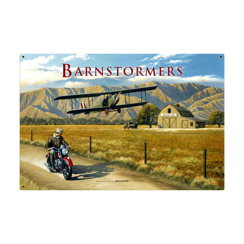 Barnstormer Vintage Sign Metal Sign