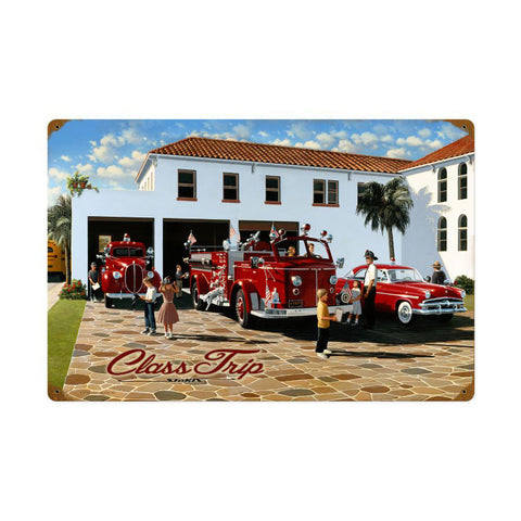 Class Trip Vintage Sign Metal Sign