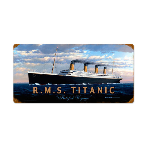 Rms-Titanic-Vintage-Sign-Metal-Sign