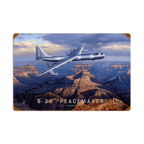 B36 Peacemaker Vintage Sign Metal Sign