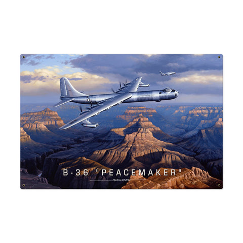 B36 Peacemaker Vintage Sign Metal Sign