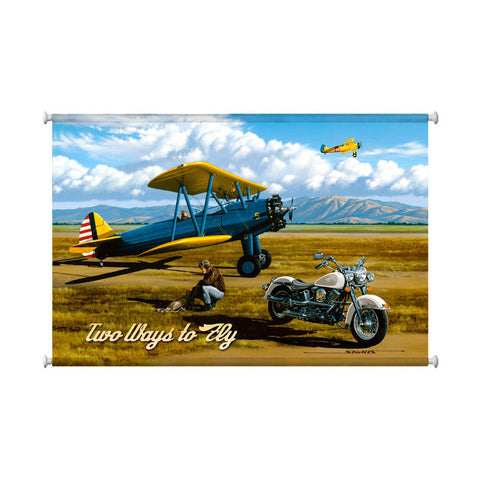 Two-Ways-To-Fly-Vintage-Sign-Metal-Sign