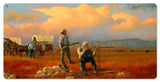 BUFFALO HUNTERS Vintage Sign Metal Sign