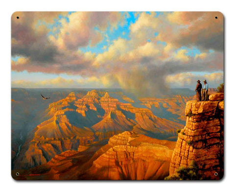 Grand Canyon Behold the Magnificence Vintage Sign Metal Sign
