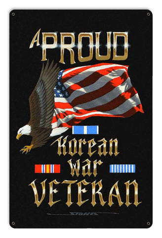 KOREAN WAR Vintage Sign Metal Sign
