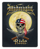 MIDNITE RIDE Vintage Sign Metal Sign