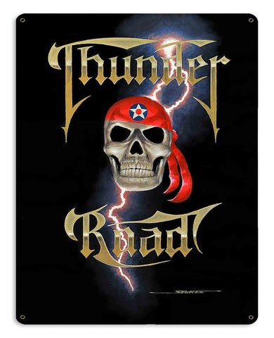 THUNDER-ROAD-Vintage-Sign-Metal-Sign