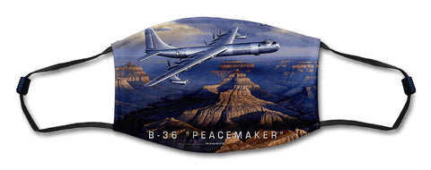 B-36 Peacemaker 8 x 5 Mask Metal Sign