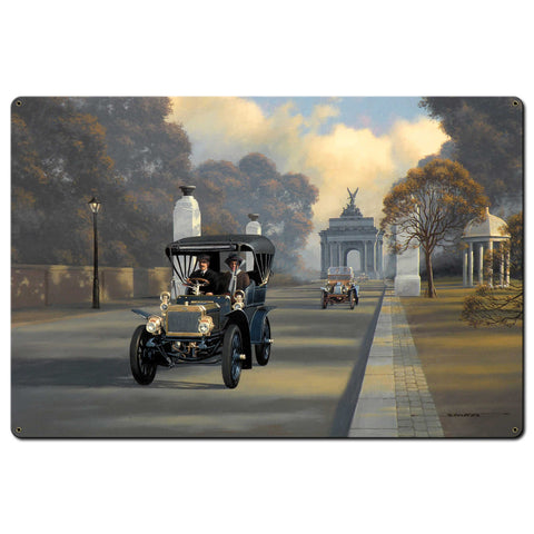 1904 George M Pierce 36 X 24 vintage metal sign Metal Sign