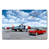 57 T-Bird And Thunderbirds 18 X 12 vintage metal sign Metal Sign