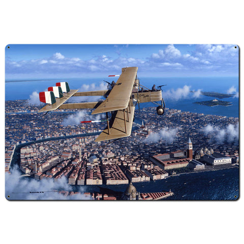 Ciao Bella Over Venice 36 X 24 vintage metal sign Metal Sign