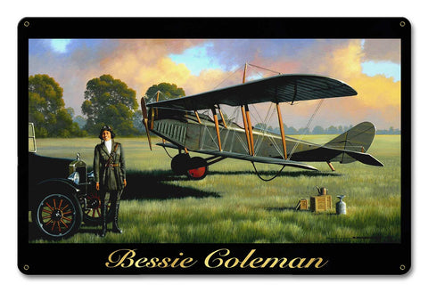 Bessie Coleman 18 X 12 vintage metal sign Metal Sign