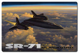 SR-71 Blackbird 24 X 16 vintage metal sign Metal Sign