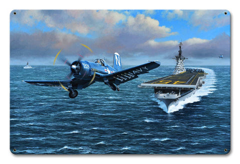 Corsair Launch 18 X 12 vintage metal sign Metal Sign