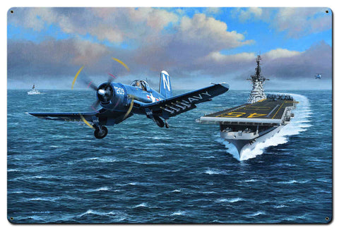 Corsair Launch 36 X 24 vintage metal sign Metal Sign