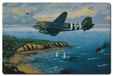 STK293 - D-DAY INVADERS - C-47s over Normandy Metal Sign