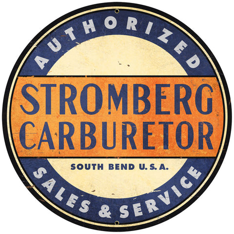 Stromberg Carbs Vintage Sign Metal Sign