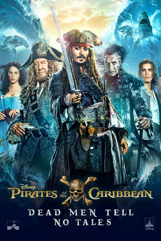 Pirates of the Caribbean: Dead Men Tell No Tales Style B Movie Poster 11 x 17 inch