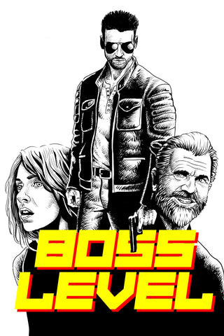 Boss Level Style A Movie Poster 11 x 17 inch