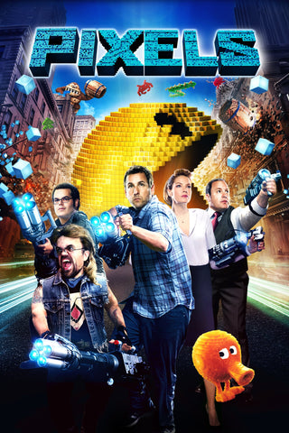 Pixels Style B Movie Poster 11 x 17 inch