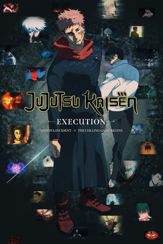 JUJUTSU KAISEN: Execution -Shibuya Incident x The Culling Game Begins- Style A Movie Poster 27 x 40 inch