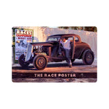 The Race Poster Vintage Sign Metal Sign
