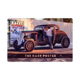 The Race Poster Vintage Sign Metal Sign