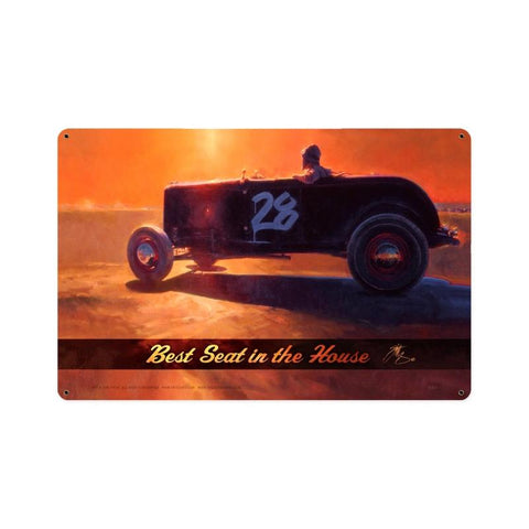 Best Seat In The House Vintage Sign Metal Sign