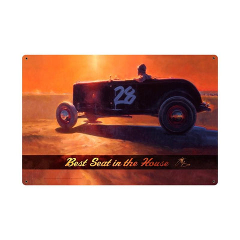 Best Seat In The House Vintage Sign Metal Sign