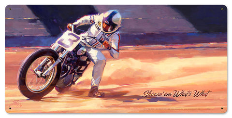 Showin-Em-Whats-What-Vintage-Sign-Metal-Sign