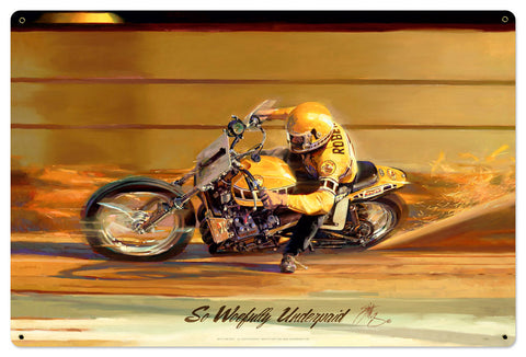 So-Woefully-Underpaid--Large-Vintage-Sign-Metal-Sign