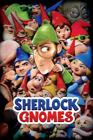 Sherlock Gnomes Style B Movie Poster 11 x 17 inch