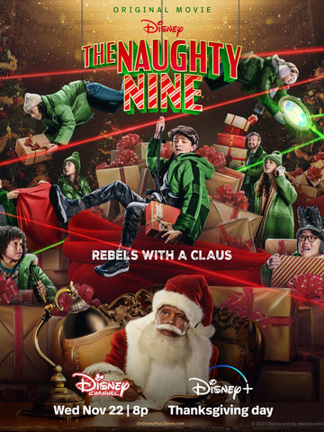 The Naughty Nine Style B Movie Poster 11 x 17 inch