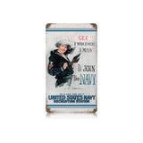 Gee Navy Vintage Sign Metal Sign