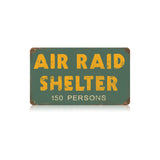 Air Raid Shelter Vintage Sign Metal Sign