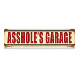 Asshole'S Garage Vintage Sign Metal Sign