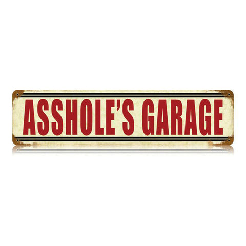 Asshole'S-Garage-Vintage-Sign-Metal-Sign