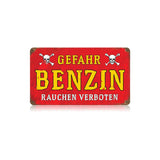 Danger Gasoline Vintage Sign Metal Sign