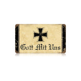 Gott Mit Uns Vintage Sign Metal Sign
