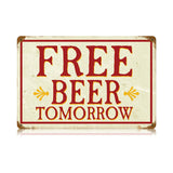 Free Beer Vintage Sign Metal Sign