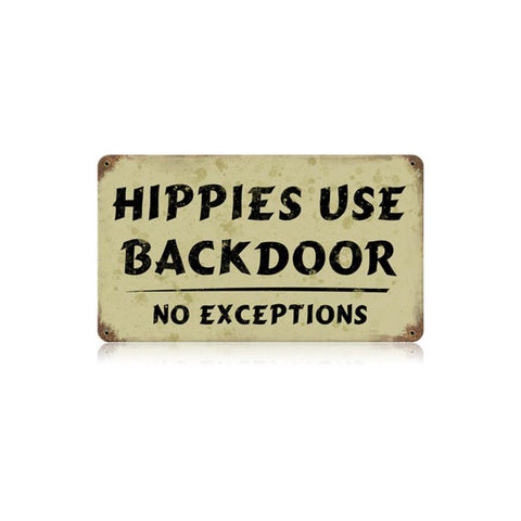Hippies Vintage Sign Metal Sign