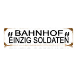 Soldiers Only Vintage Sign Metal Sign