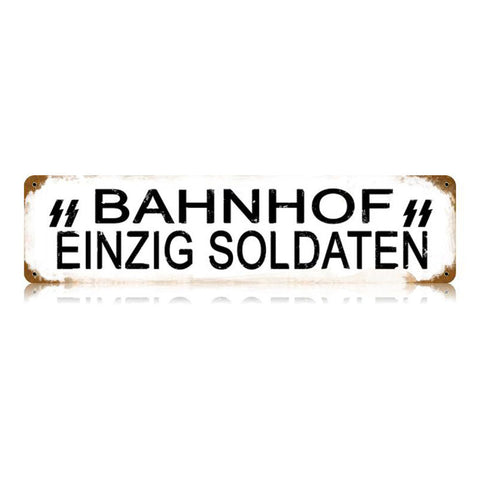 Soldiers Only Vintage Sign Metal Sign