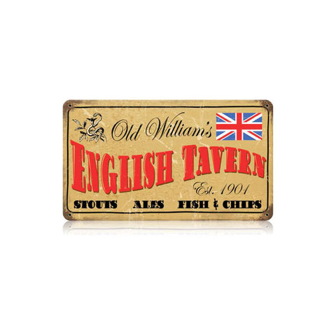 Old William'S Tavern Vintage Sign Metal Sign