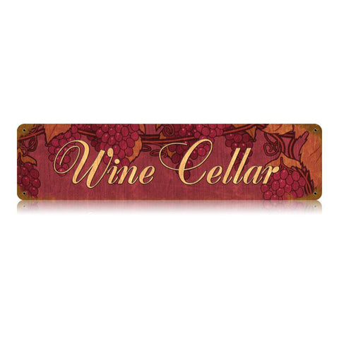 Wine Cellar Vintage Sign Metal Sign