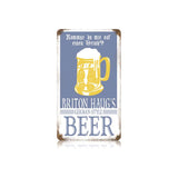 Briton Beer Vintage Sign Metal Sign