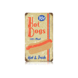 Hot Dogs Vintage Sign Metal Sign