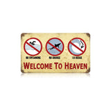 Surf Heaven Vintage Sign Metal Sign