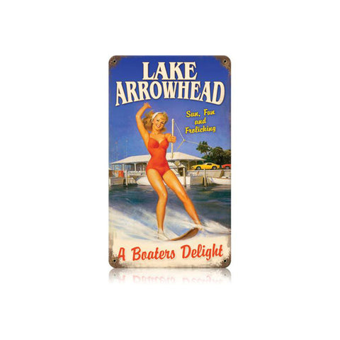 Lake Arrowhead Vintage Sign Metal Sign