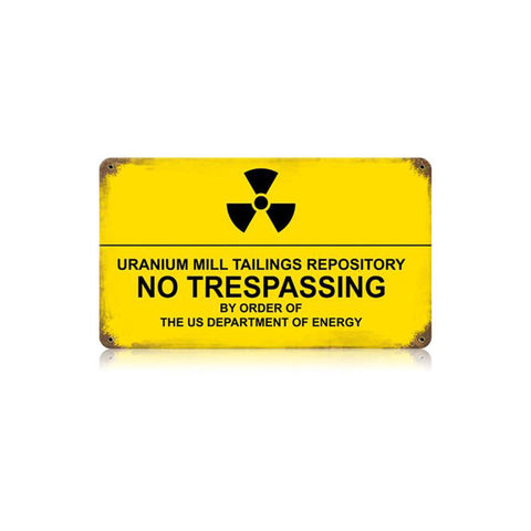 Ambrosia Nuclear Vintage Sign Metal Sign